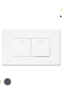 Interruptor doble empotrable