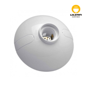 Wall socket oval empotrable