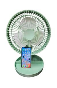 Ventilador de escritorio con porta celular verde - CHAMO IMPORT