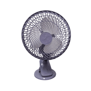 Ventilador de escritorio con sujetador gris- CHAMO IMPORT