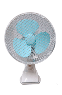 Ventilador de escritorio de metal con sujetador -CHAMO IMPORT