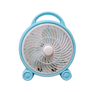 Ventilador de escritorio fijo celeste con blanco - CHAMO IMPORT