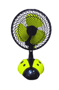 Ventilador de escritorio mariquita verde - CHAMO IMPORT