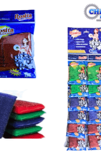 ESPONJA ALAMBRADA  X 12 DE COLORES CHAMO