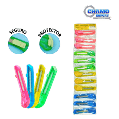 CUTER GRANDE EN TIRA  ACRILICO 18MM X12UND