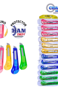 CUTER COLORES ACRILICO 18MM EN TIRA X 12UND