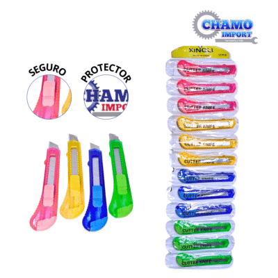 CUTER COLORES ACRILICO 18MM EN TIRA X 12UND