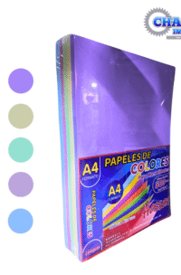 HOJA BOND DE COLORES PASTELES HASSAN