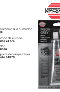 SILICONA MEGA GREY 3.0 OZ CHISGUETE GRANDE MEGA GREY