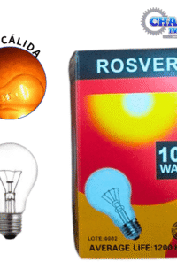 FOCO INCANDESCENTE 100W ROSVER