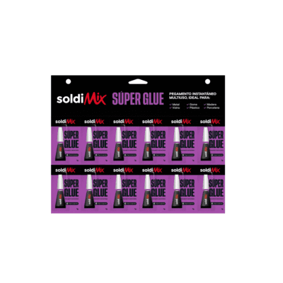 PEGAMENTO SOLDIMIX INSTANTANEO 12 UNIDADES