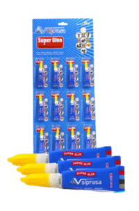 PEGAMENTO SUPER GLUE AZUL VALPRASA 12 UNIDADES VALPRASA