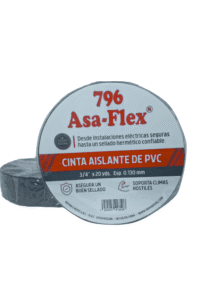 CINTA AISLANTE 3/4 X 20YDS NEGRO GRANDE ASAFLEXS