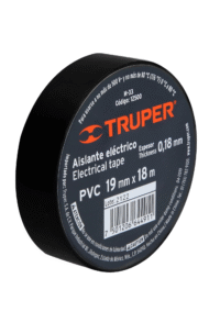 CINTA AISLANTE 18M X 19MM NEGRO TRUPER
