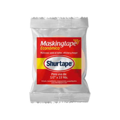 CINTA MASKINGTAPE 1/2" X 15 YDS SHURTAPE