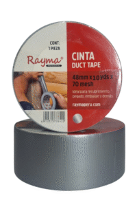 CINTA DUCT-TAPE 48MM X 10YDS GRIS RAYMA