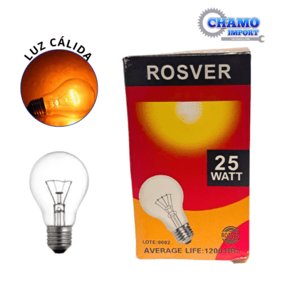 FOCO INCANDESCENTE 25W ROSVER