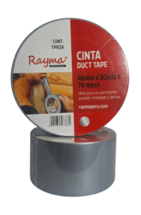 CINTA DUCT-TAPE 48MM X 30YDS GRIS RAYMA