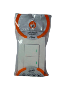 INTERRUPTOR DOBLE BLANCO
