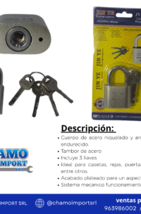 CANDADO 40B NIQUELADO JIN YE