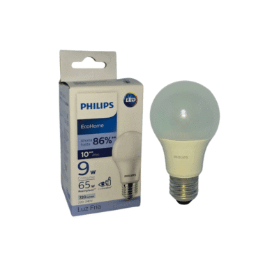 FOCO PERA LED 9W  BLANCO PHILIPS