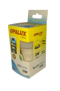 FOCO PERA LED 9W BLANCO OPALUX