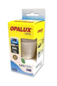 FOCO PERA LED 12W BLANCO OPALUX