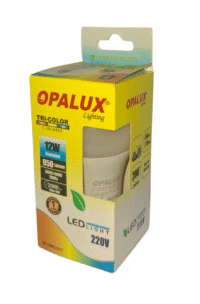 FOCO LED PERA 12W TRICOLOR  OPALUX