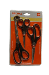 TIJERA  X3 PZ BLISTER DECMAS