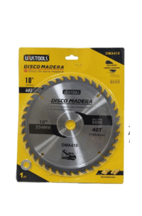 DISCO DE MADERA 10" X 40T UYUSTOOLS