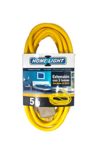 EXTENSION AMARILLO C/FOCO D/NEON 5MT HOME LIGHT