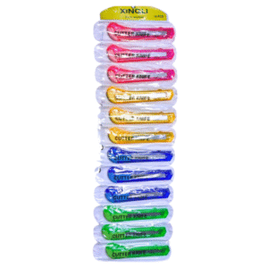 cuter colores acrilico 18mm en tira xingli 12 unidades