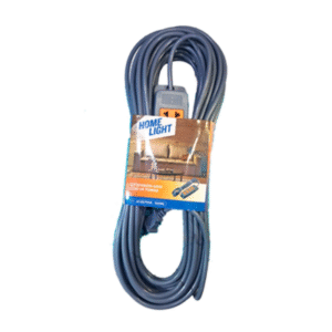 extension con 4 tomas gris 20 mts 18awg home light