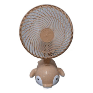 ventilador de escritorio delfin con alcancia