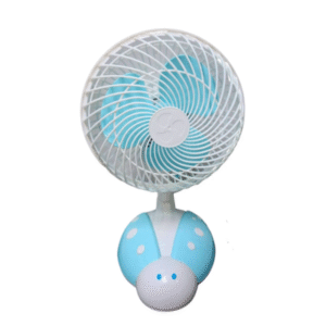 ventilador de escritorio celeste mariquita