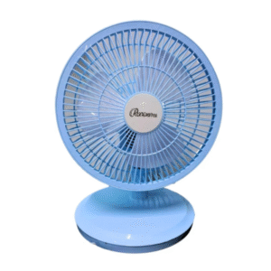 ventilador de escritorio grande celeste
