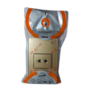 tomacorriente simple dorado ultra