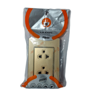 toma corriente doble tierra dorado ultra