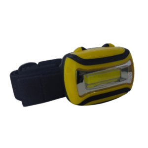 linterna frontal 3w cob 200lm amarillo opalux