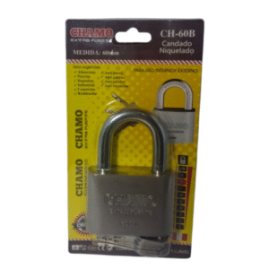 candado 60b niquelado chamo