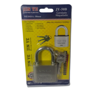 candado 50b niquelado jinye