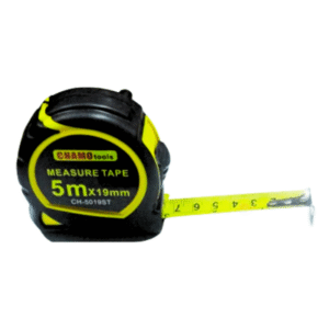 wincha 5m x 19mm goma am/negro chamo