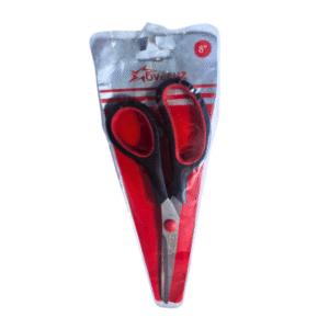 tijera negro/rojo 8" oveluz