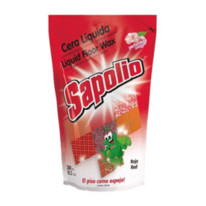 cera rojo 300ml sapolio