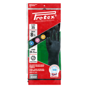 guantes protex 12" calibre 35 talla 8