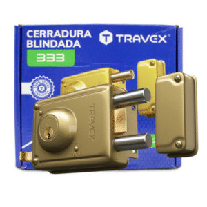 cerradura drindada dorada 333 travex