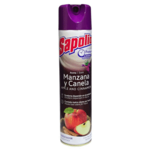 ambientador aroma manzana y canela 360 ml sapolio