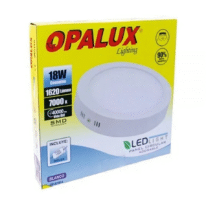 panel circular visible 18w opalux