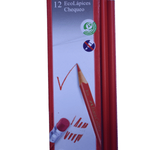 lapiz chequeo rojo c/b caja x12 faber castell