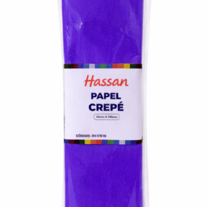 papel crepe 50x150cm hassan "morado"
